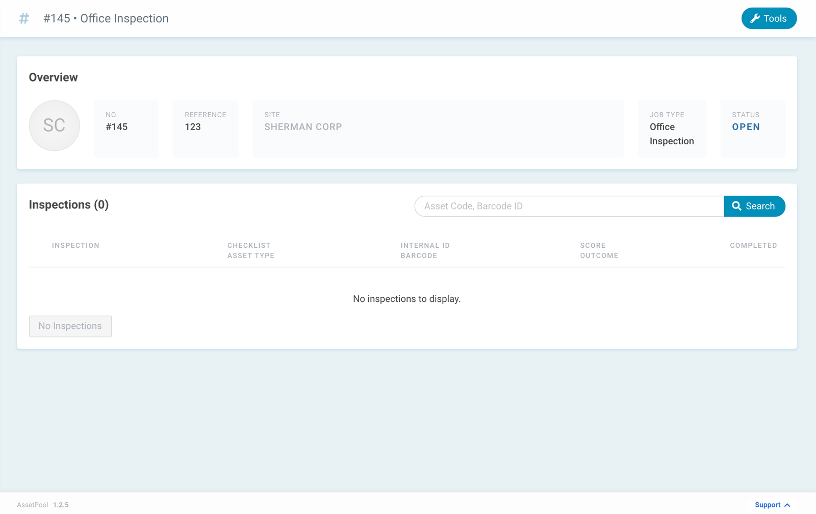 Assetpool Single Job Tools