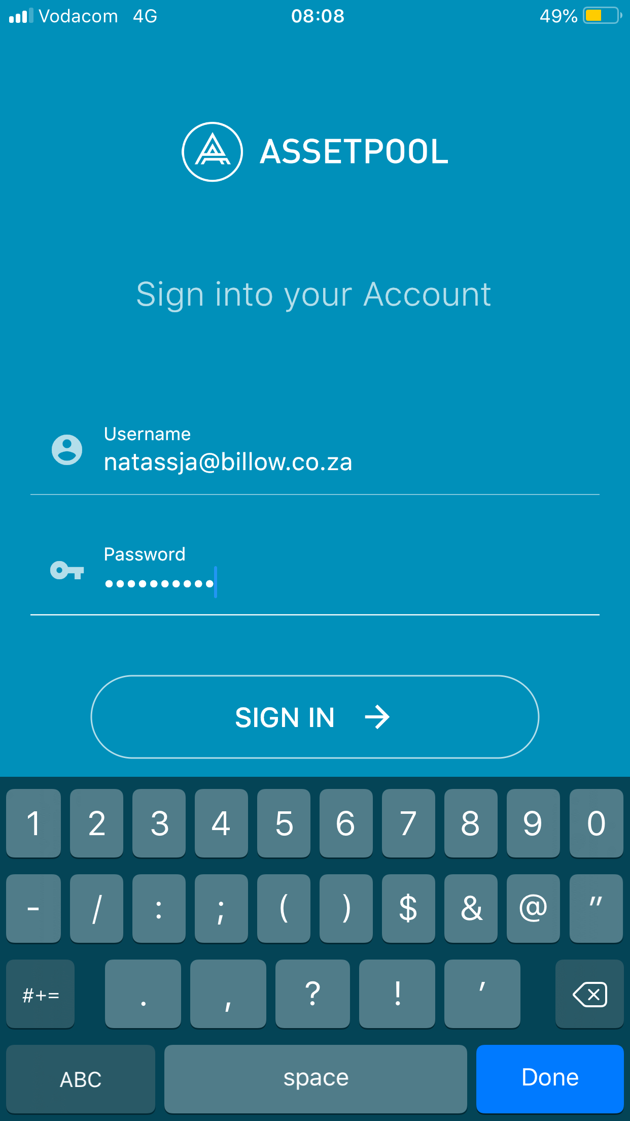 assetpool sign in